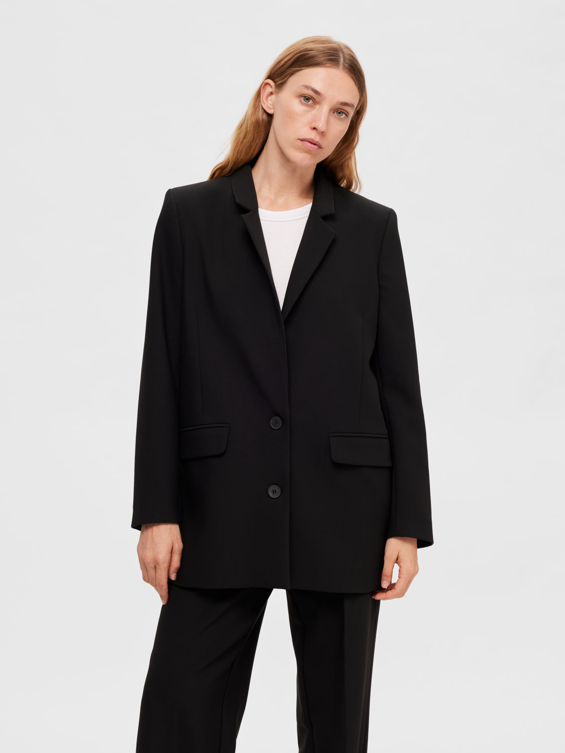 Rita relaxed Blazer - Sort